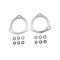 Top Mount Spacers MK3/NC, 4mm, pair